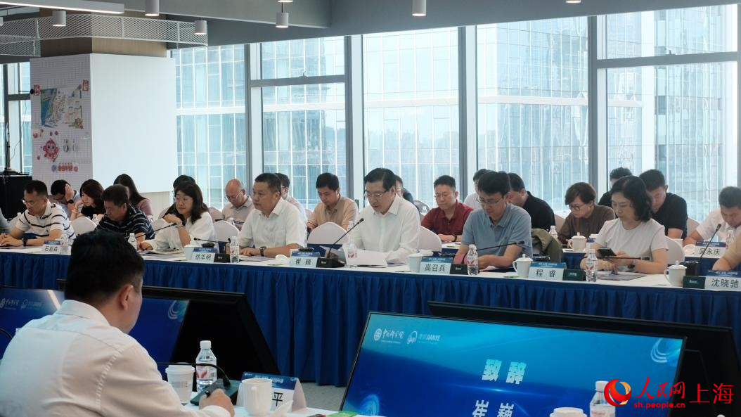 崔巍致辞。人民网记者 葛俊俊摄