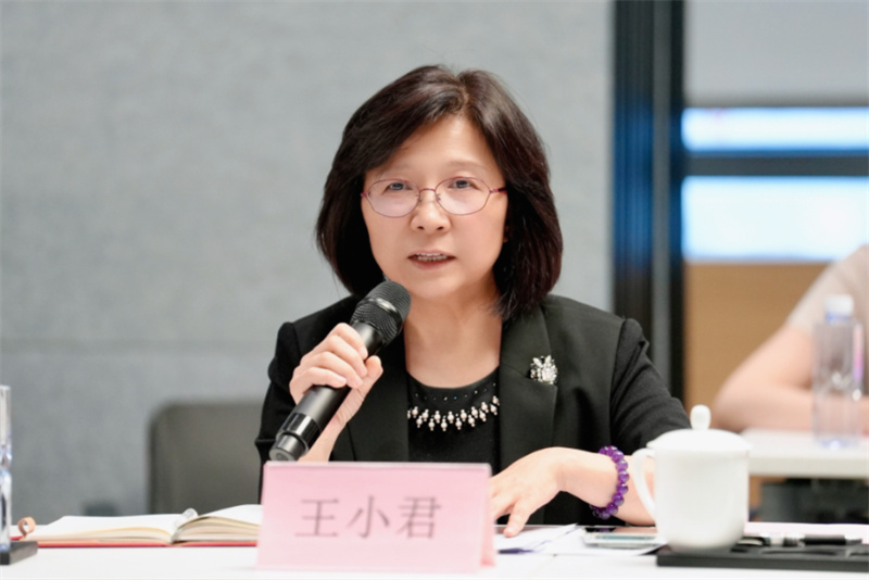 浦东新区政协副主席、党组副书记王小君。 浦东政协供图